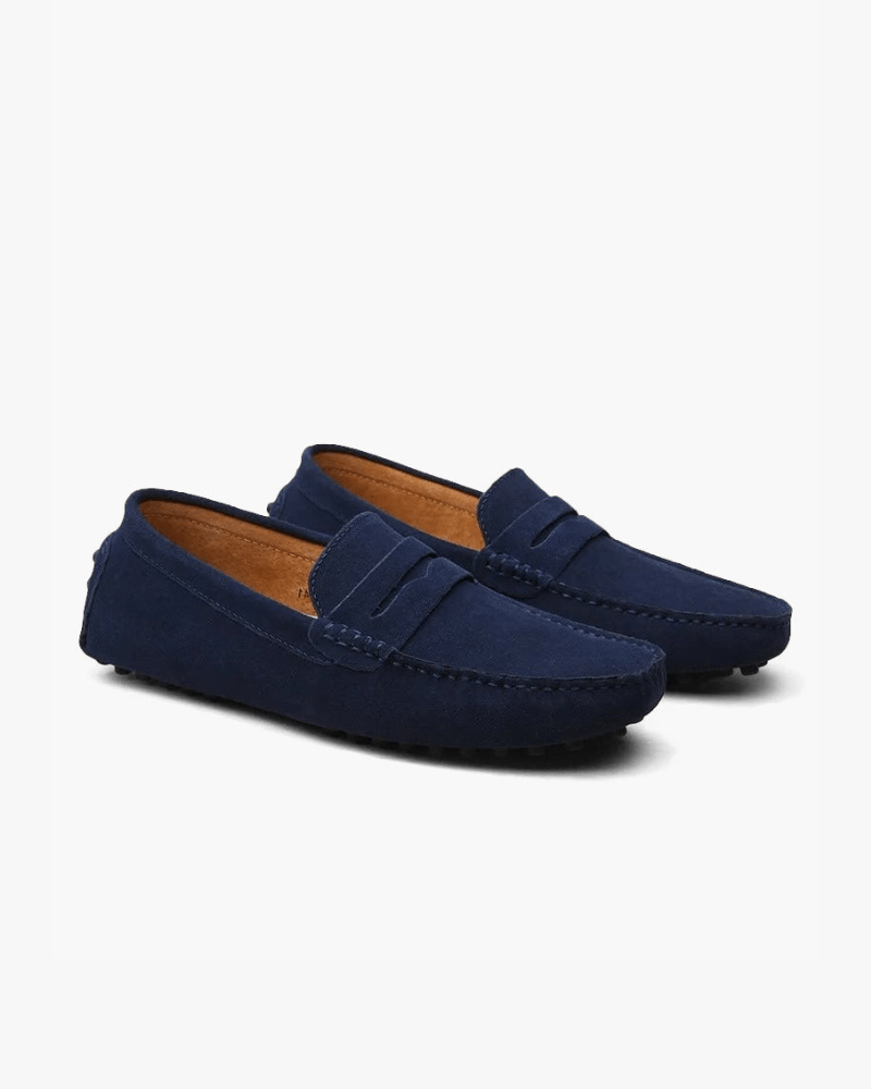 MOCASSINS SKAGEN EM CAMURÇA DE VITELO COSIDOS À MÃO