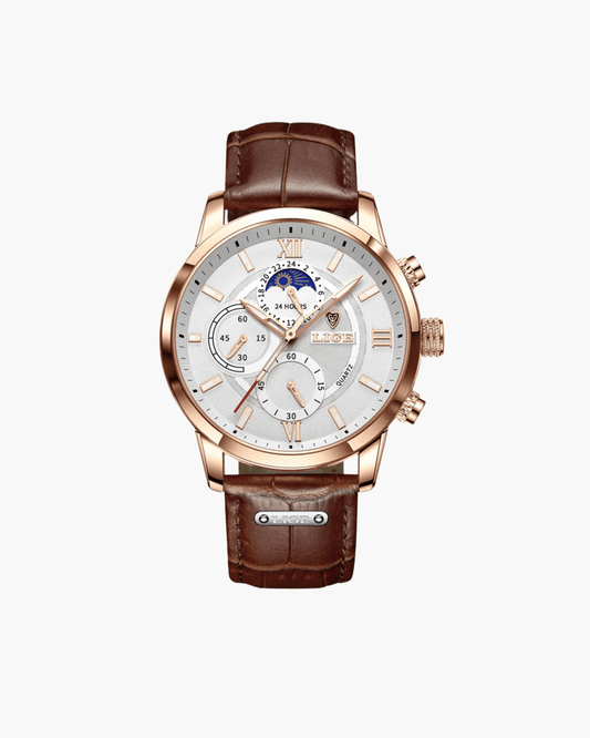 WAYPOINT LEATHER TIMEPIECE