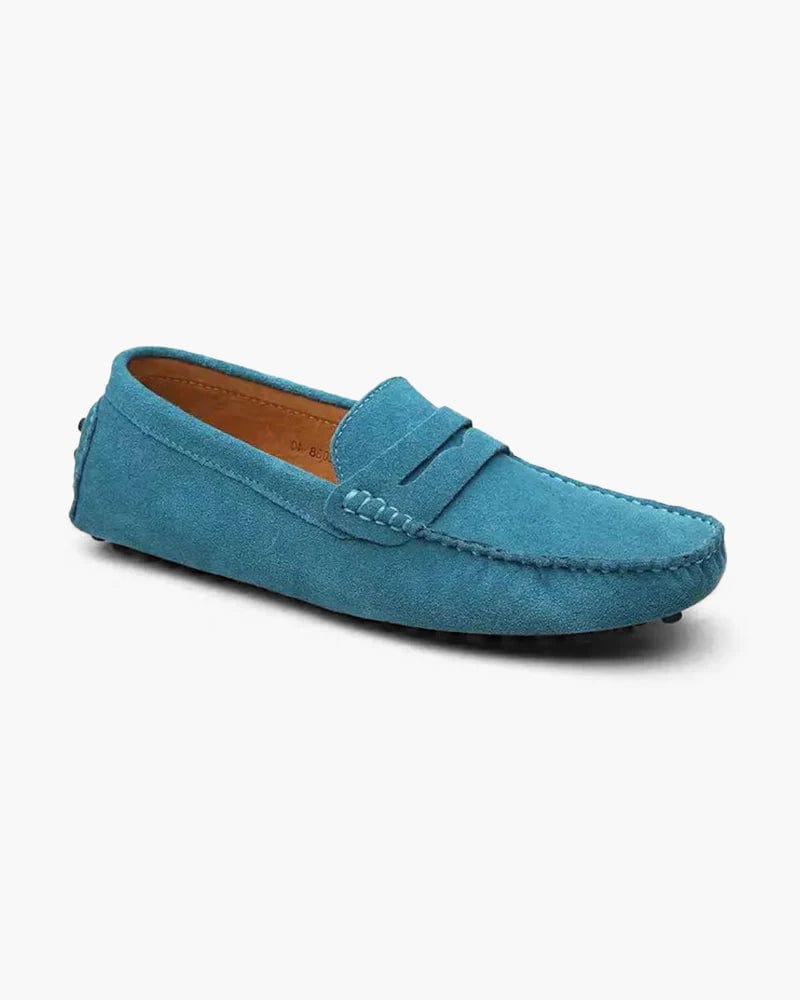 MOCASSINS SKAGEN EM CAMURÇA DE VITELO COSIDOS À MÃO