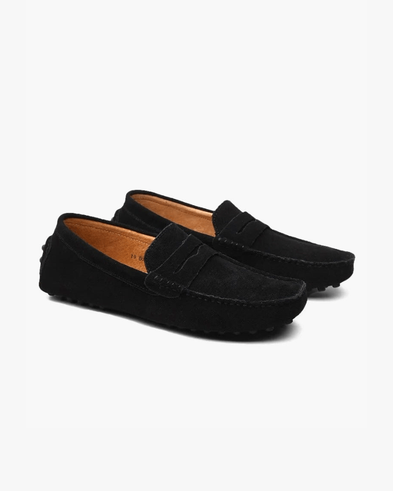 MOCASSINS SKAGEN EM CAMURÇA DE VITELO COSIDOS À MÃO