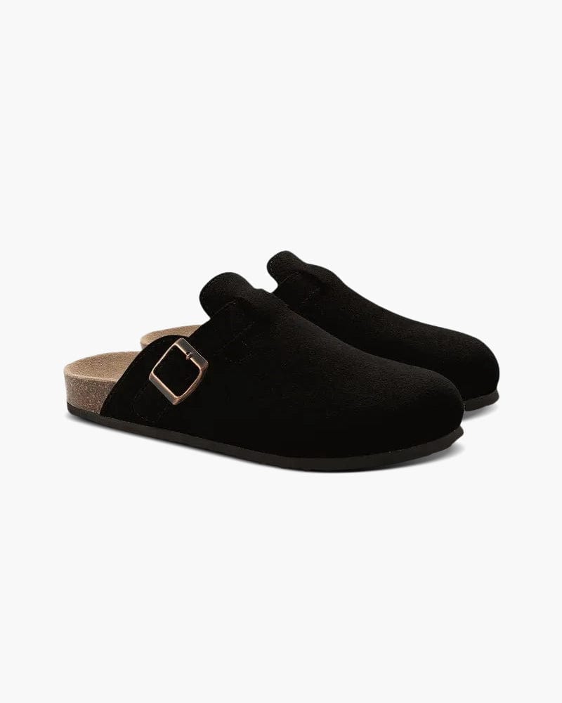 OLD HARBOUR HANDSEWN SUEDE CLOGS