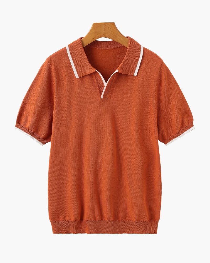 CIVIL NAVY KNIT POLO