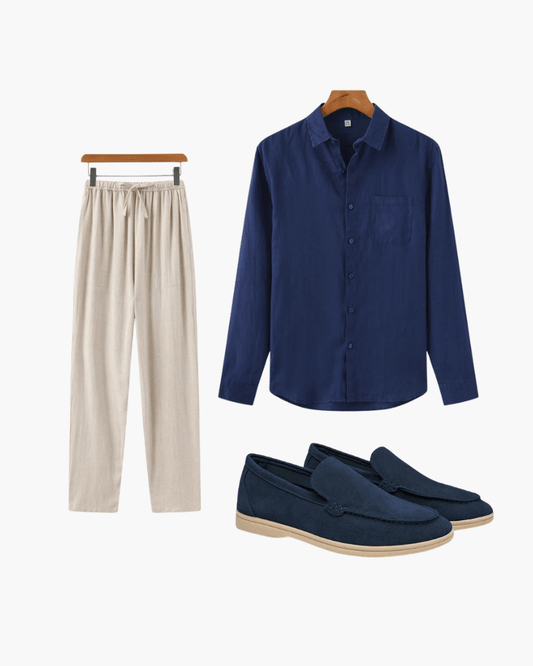 BELVÉDÈRE TEXTURED CORDUROY SET