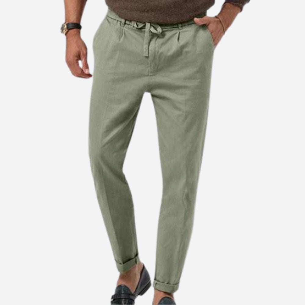 NOMENTANO RELAXED LINEN TROUSERS