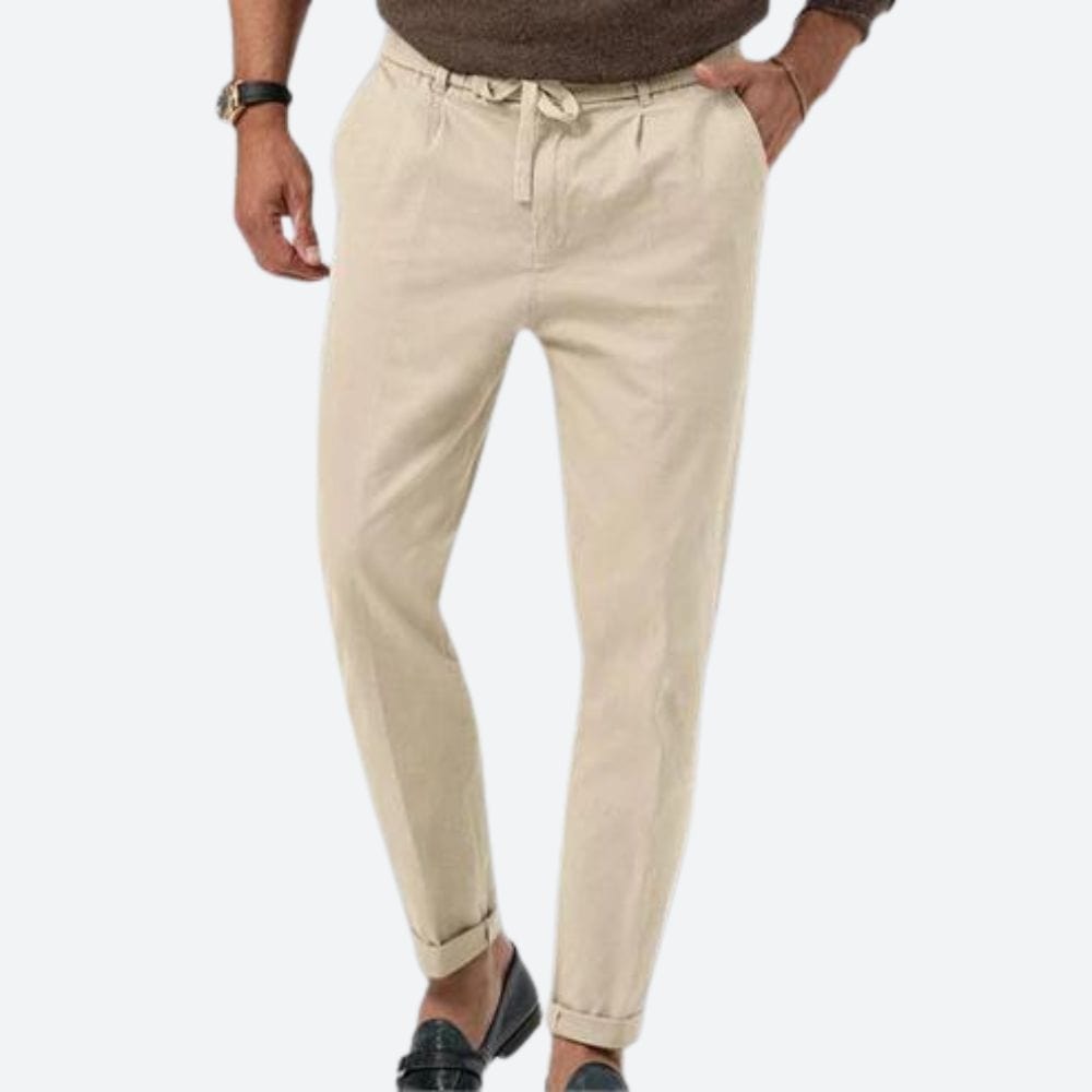 NOMENTANO RELAXED LINEN TROUSERS