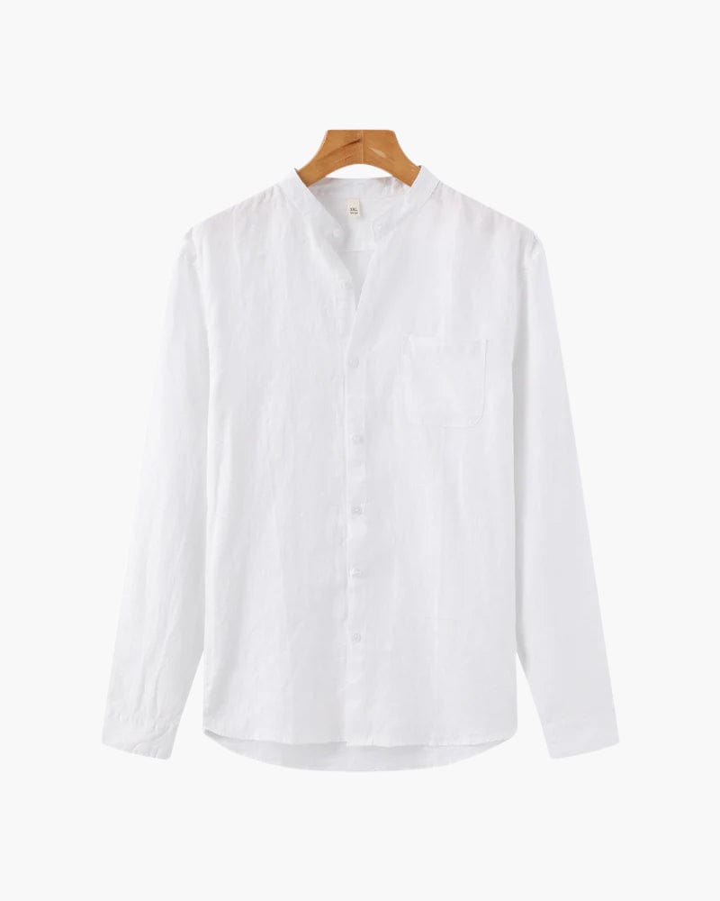 SERENE COASTAL TEXTURE LINEN SHIRT