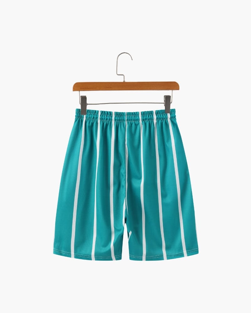 OBAN STRIPED SWIM SHORTS