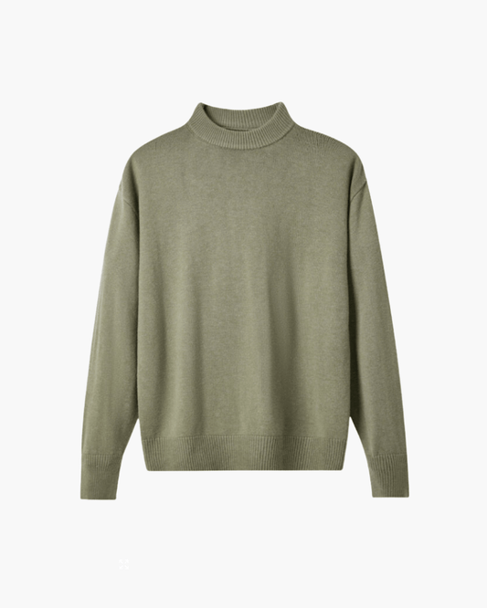 BRETON HIGH COLLAR WOOL KNIT
