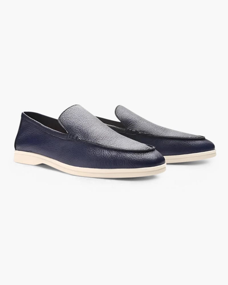 MØLLEBRO MOCASSINS COSIDOS EM PELE