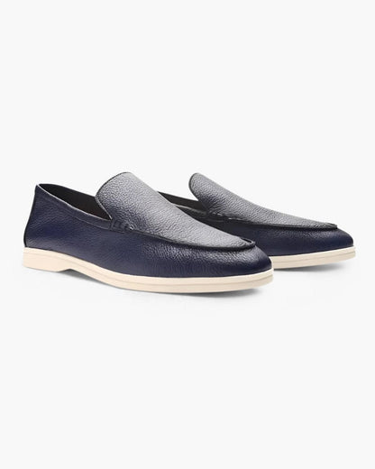 MØLLEBRO MOCASSINS COSIDOS EM PELE
