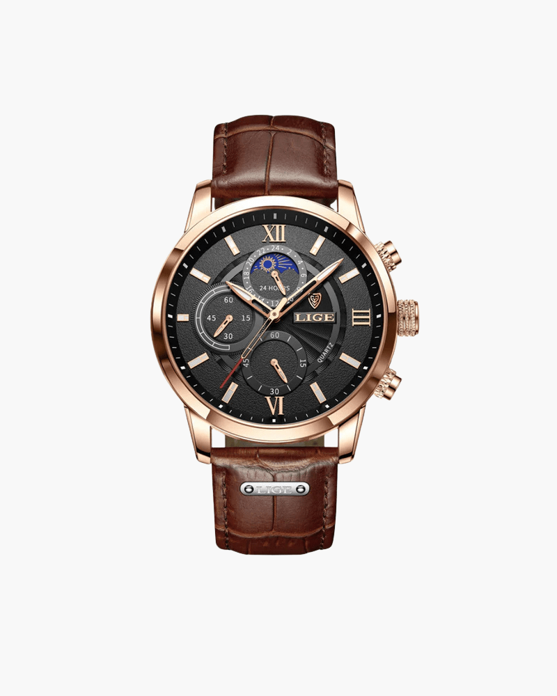 WAYPOINT LEATHER TIMEPIECE