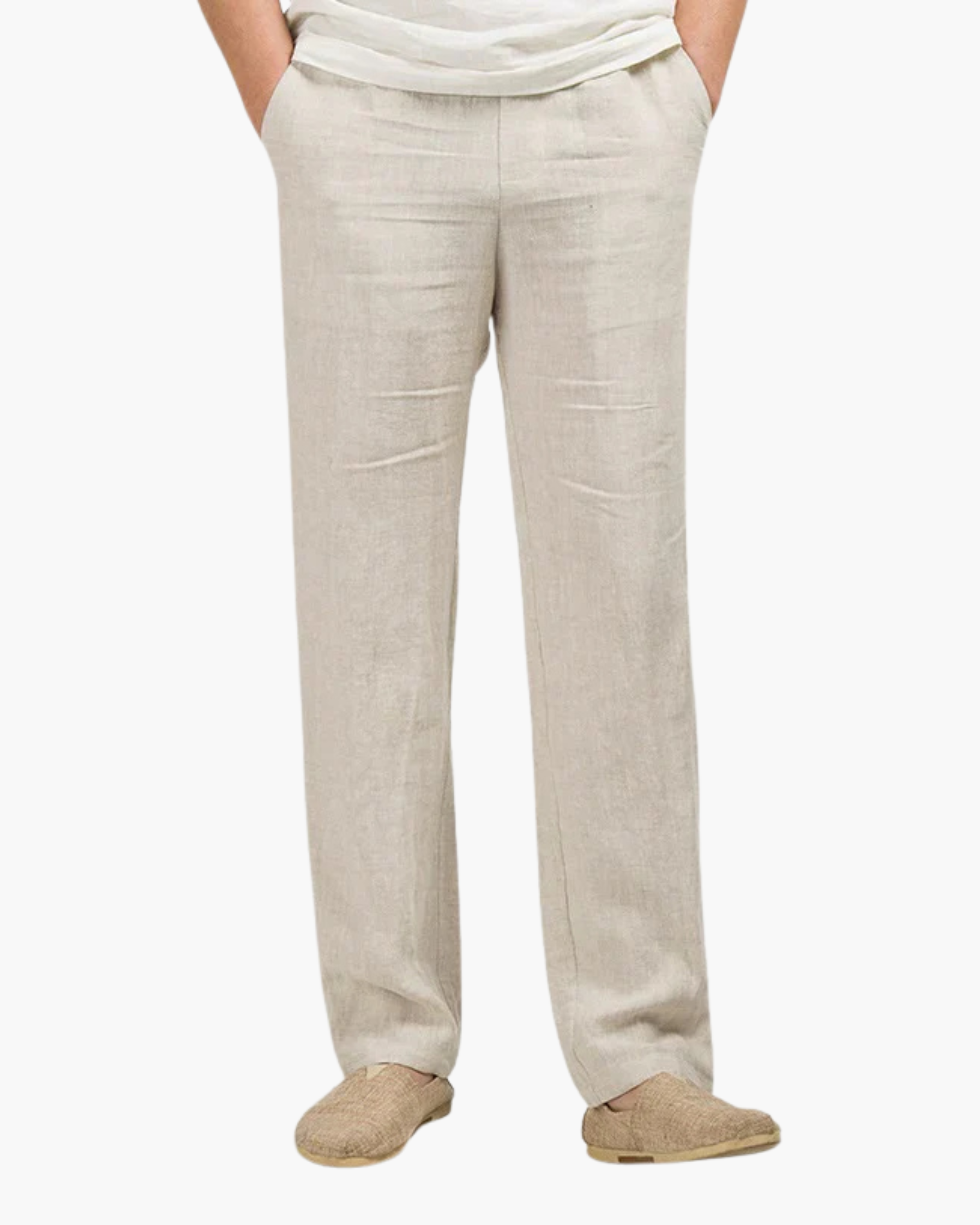 LUDOVISI PURE LINEN TROUSERS