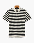 SALERNO STRIPED KNIT POLO