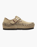 LINDHOLM WOVEN SUEDE BUCKLE SHOES