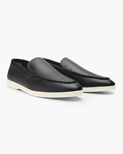 MØLLEBRO MOCASSINS COSIDOS EM PELE