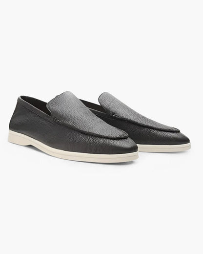 MØLLEBRO MOCASSINS COSIDOS EM PELE