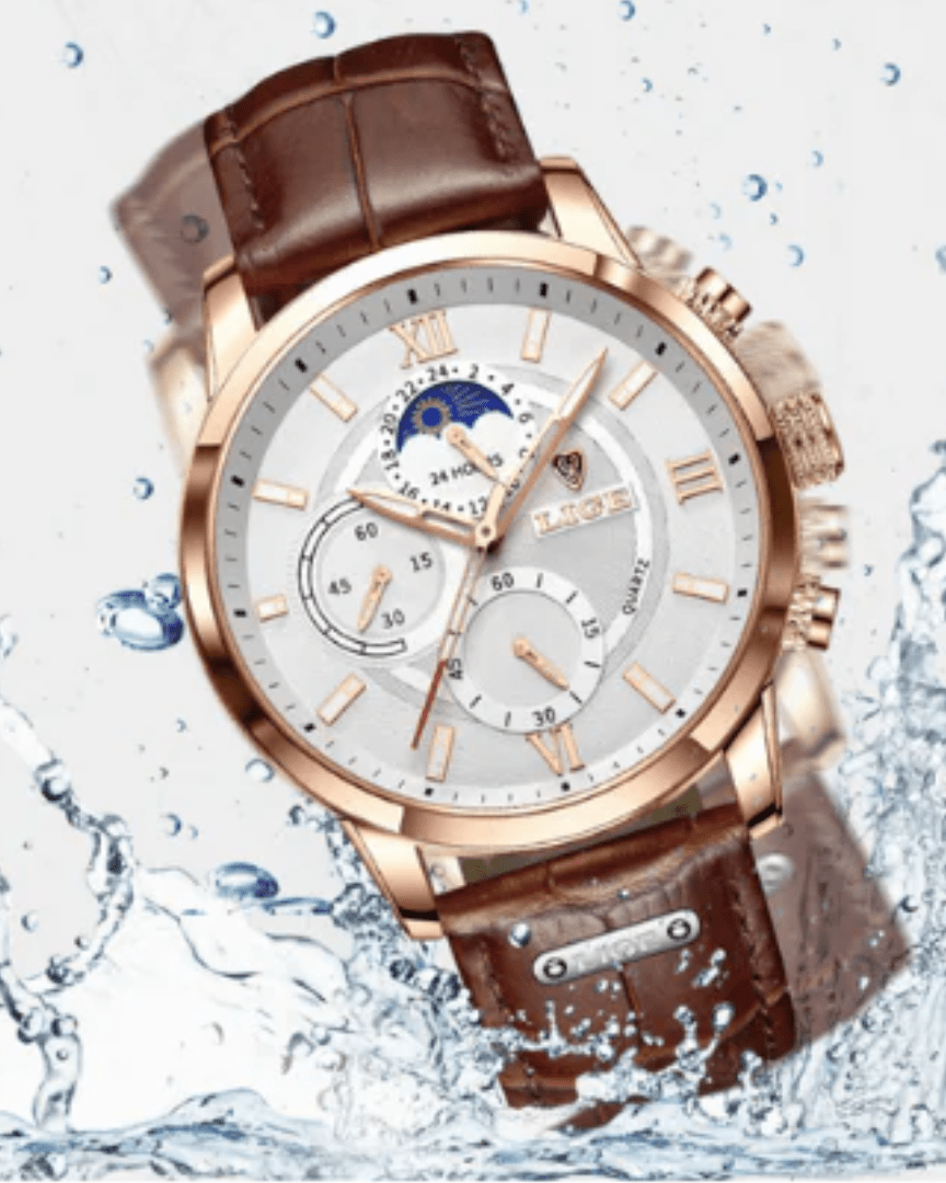 WAYPOINT LEATHER TIMEPIECE