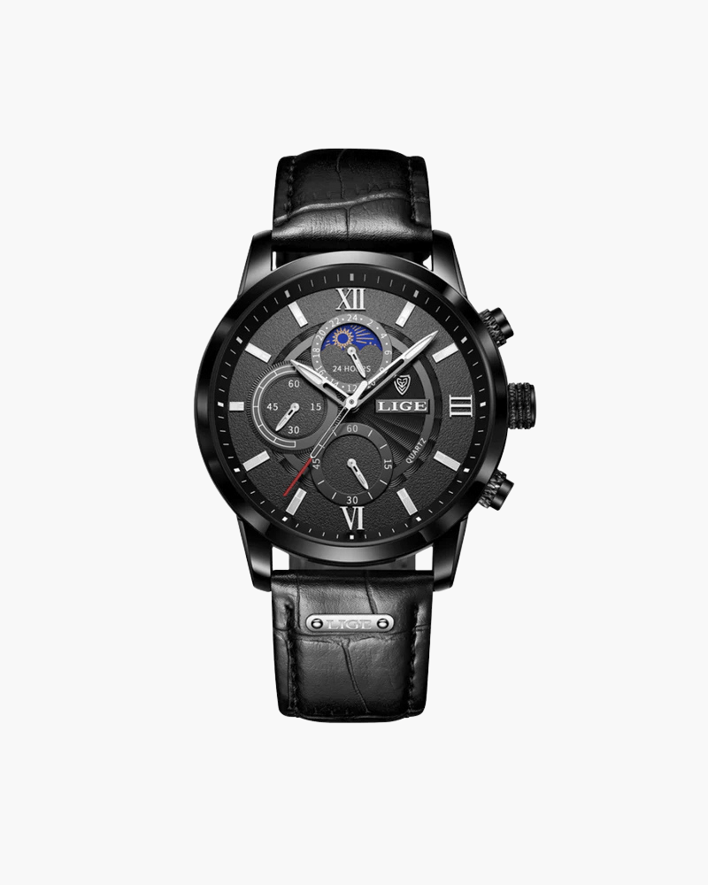 WAYPOINT LEATHER TIMEPIECE