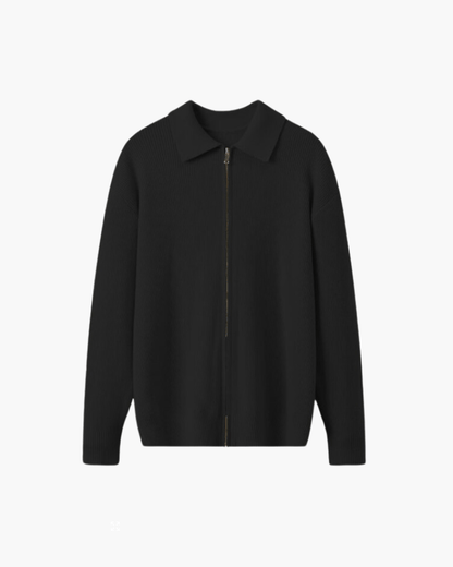 VALENCIA STRUCTURED WOOL ZIP