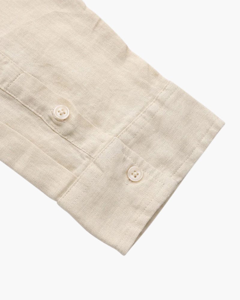 SERENE COASTAL TEXTURE LINEN SHIRT