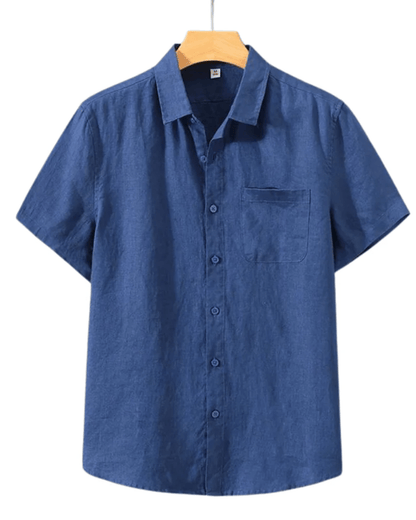 CAMISA DE LINHO MERIDIAN MEDITERRÂNICA