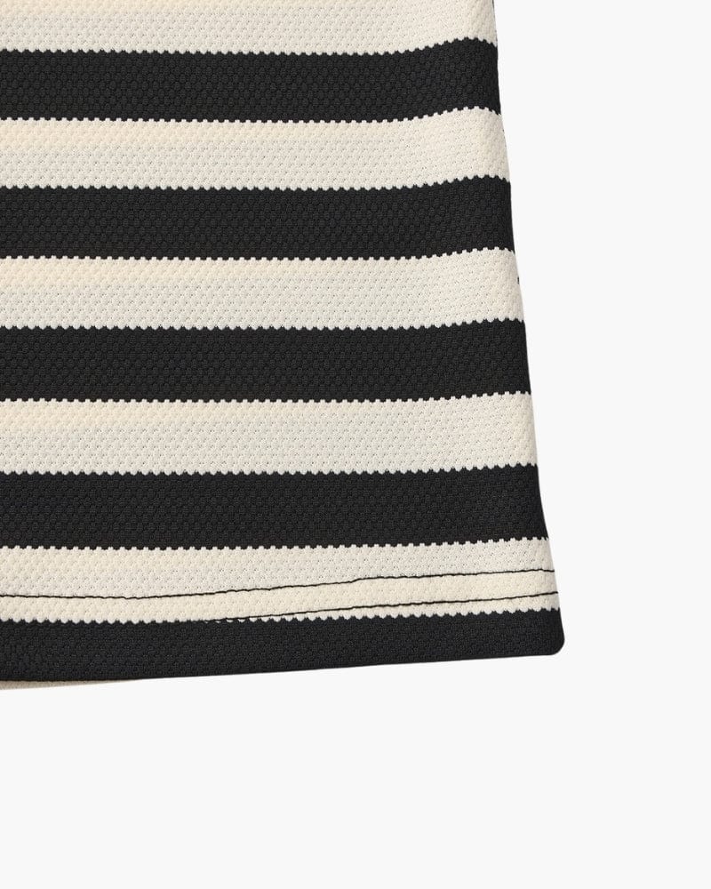 SALERNO STRIPED KNIT POLO