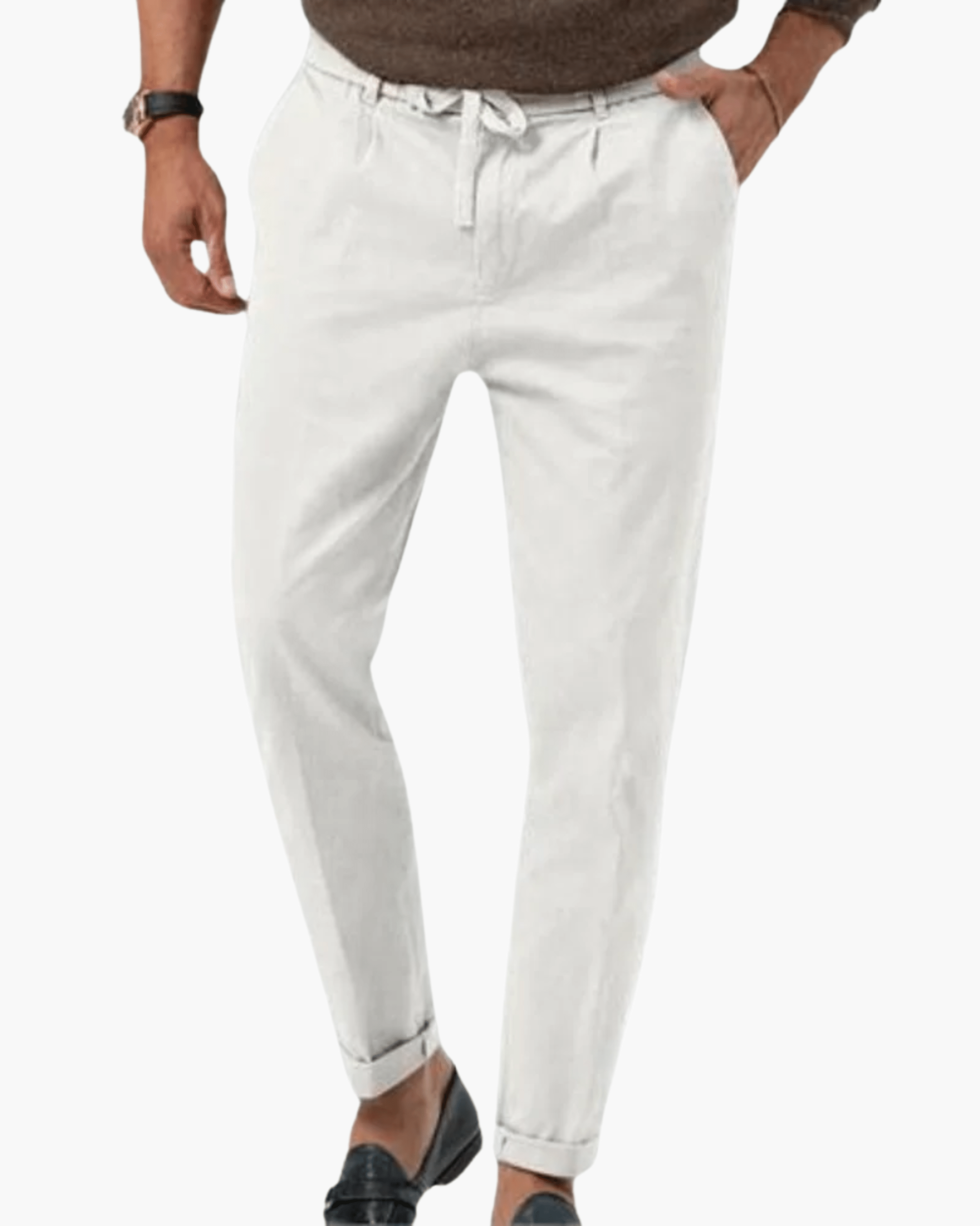 NOMENTANO RELAXED LINEN TROUSERS