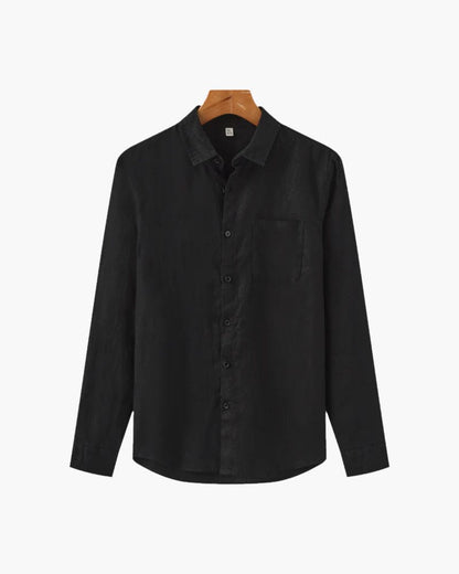 CAMISA DE LINHO DE TEXTURA COSTEIRA SERENA