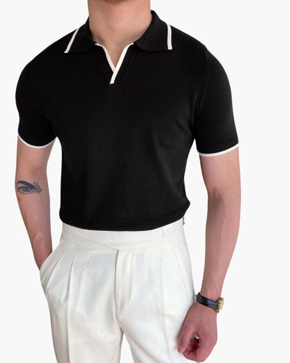 CIVIL NAVY KNIT POLO