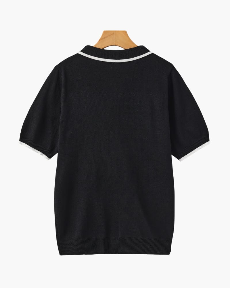 CIVIL NAVY KNIT POLO