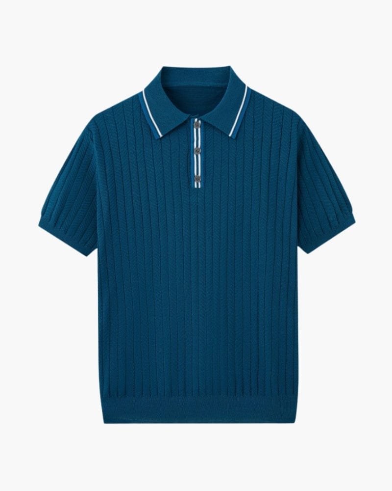 SERENE HERRINGBONE POLO
