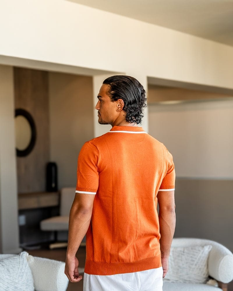 CIVIL NAVY KNIT POLO