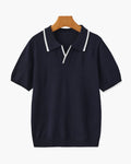 CIVIL NAVY KNIT POLO
