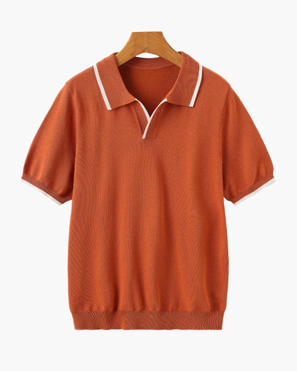 CIVIL NAVY KNIT POLO