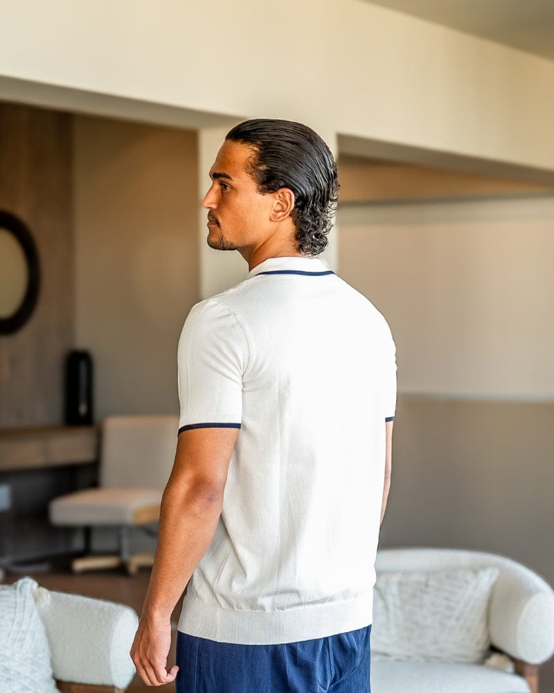 CIVIL NAVY KNIT POLO