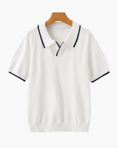 CIVIL NAVY KNIT POLO