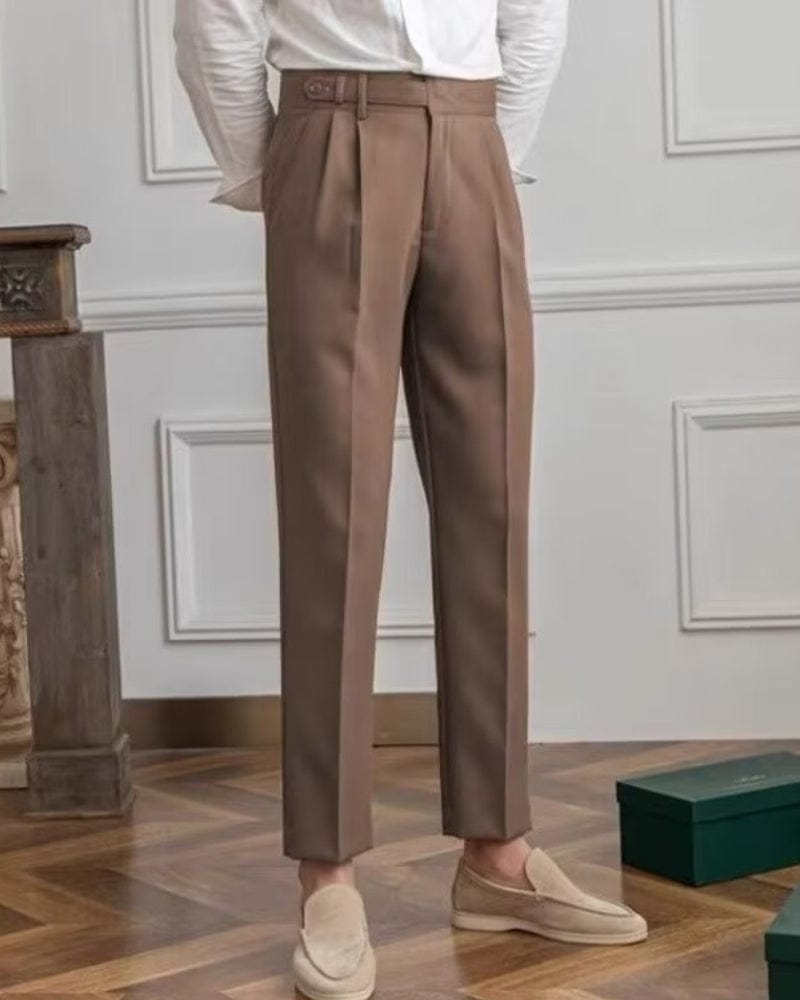 BRERA SILK-COTTON TROUSERS