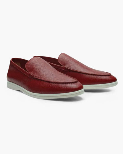 MØLLEBRO MOCASSINS COSIDOS EM PELE