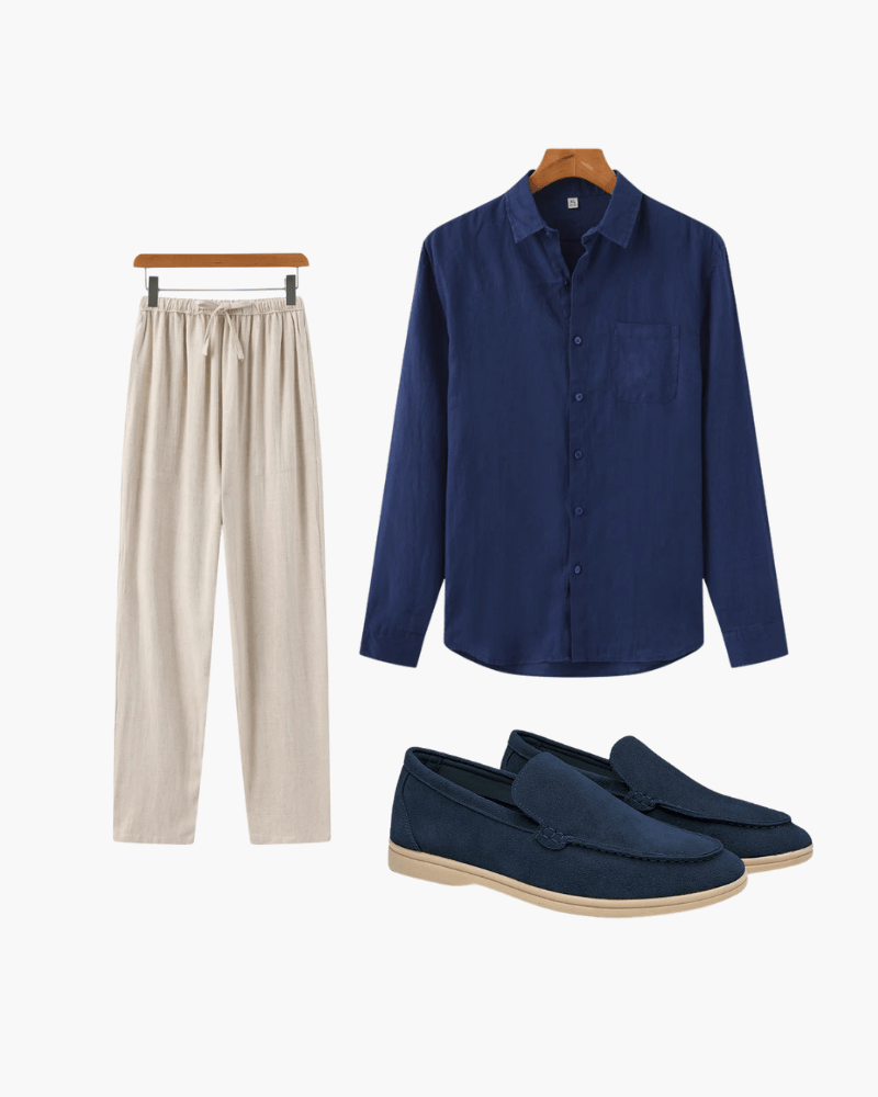 BELVÉDÈRE TEXTURED CORDUROY SET