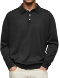 CASUAL LONG SLEEVE POLO SHIRT