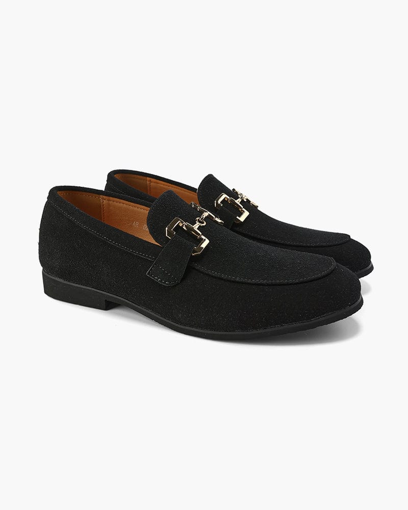 BAYVAULT CALF SUEDE CITY LOAFERS
