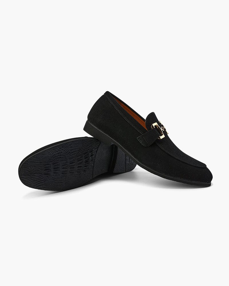 BAYVAULT CALF SUEDE CITY LOAFERS