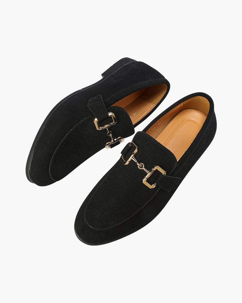 BAYVAULT CALF SUEDE CITY LOAFERS