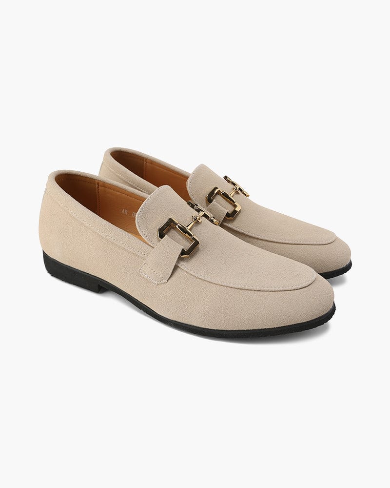 BAYVAULT CALF SUEDE CITY LOAFERS