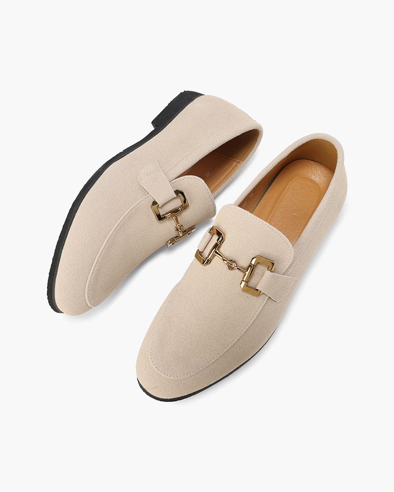 BAYVAULT CALF SUEDE CITY LOAFERS