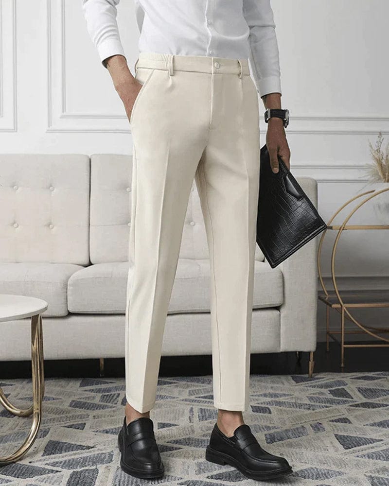 AURELIA TAPERED COTTON TROUSERS